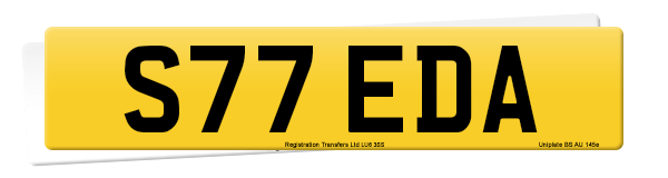 Registration number S77 EDA